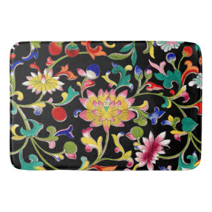 Tapis De Bain Lotus Fleurs et Vins