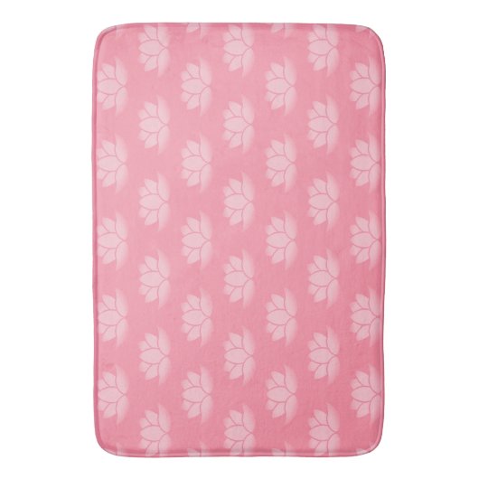Tapis De Bain Lotus rose (devant Vertical)