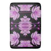 Tapis De Bain Lotus violet rouge (devant Vertical)