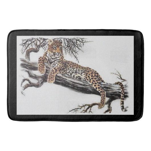 Tapis De Bain Lounge Leopard (Devant)