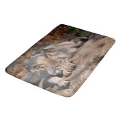 Tapis De Bain Loup de bois (Angle)