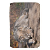 Tapis De Bain Loup de bois (devant Vertical)