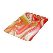 Tapis De Bain Love and Gold Abstrait 3D Rainbowart (Angle)