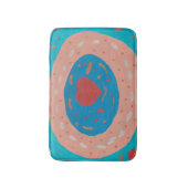 Tapis De Bain Love Cercles Bain Mat (Devant (Vertical))