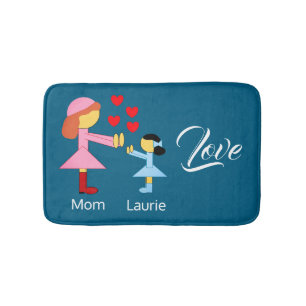 Tapis De Bain Love Children : Deep Sea Blue
