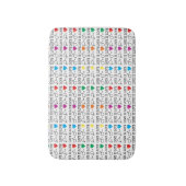Tapis De Bain LOVE est LOVE égalité citation dans les couleurs a (Devant (Vertical))