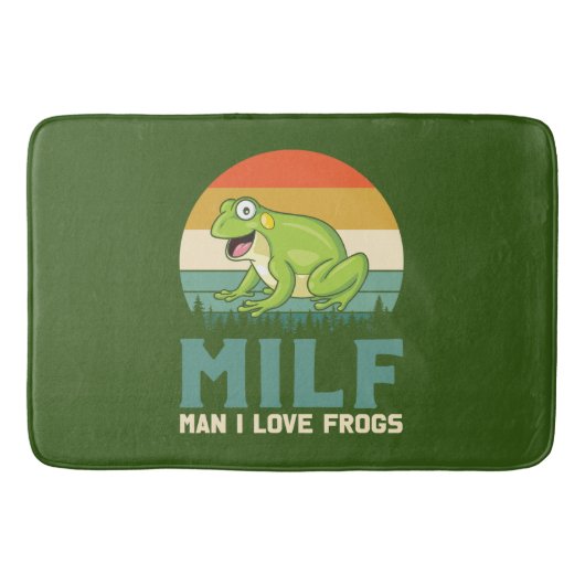 Tapis De Bain Love Frogs Bath Mat (Devant)