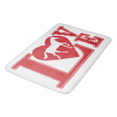 Tapis De Bain Love Horses (Angle)
