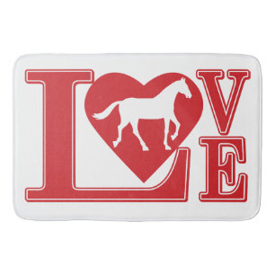 Tapis De Bain Love Horses