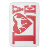 Tapis De Bain Love Horses (devant Vertical)