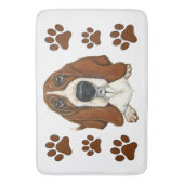 Tapis De Bain Love Me Dog Basset Hound (devant Vertical)