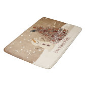 Tapis De Bain Love Never Melts Snowman Bath Mat (Angle)
