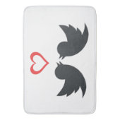 TAPIS DE BAIN LOVEBIRDS (devant Vertical)