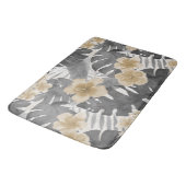 Tapis De Bain Luana Aquarelle Tropical Neutral Floral (Angle)