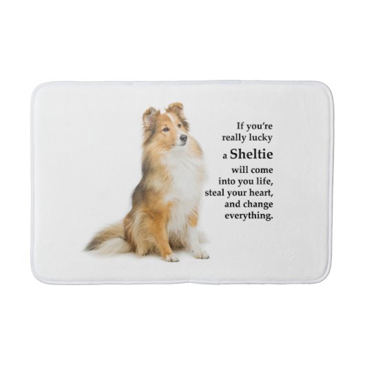 Tapis De Bain Lucky Sheltie (Devant)