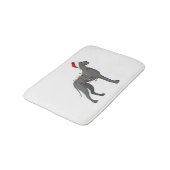 Tapis De Bain Lumière de Noël Great Dane (Angle)