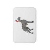 Tapis De Bain Lumière de Noël Great Dane (Devant (Vertical))