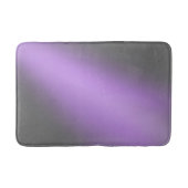 Tapis De Bain Lumière Lune Ombre gris argent et Lilac (Devant)