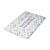 Tapis De Bain Lumière moderne motif floral blanc matin magnifiqu (Angle)