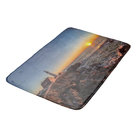 Tapis De Bain Lumière principale de Portland à l'aube (Angle)