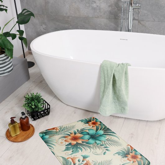 Tapis De Bain Lumière Tropicale