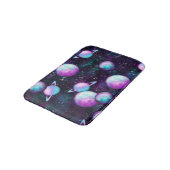 Tapis De Bain Luminosité du système solaire | Planète rose viole (Angle)