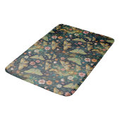 Tapis De Bain Luna Moth and Moon Phases, Starry Night Flowers (Angle)