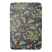 Tapis De Bain Luna Moth and Moon Phases, Starry Night Flowers (devant Vertical)