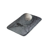 Tapis De Bain Lune Céleste Et Corbeau (Angle)