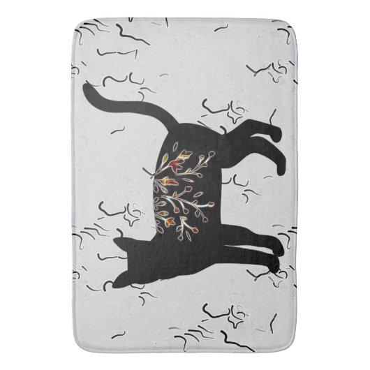 Tapis De Bain Lune ombragée (devant Vertical)