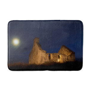 Tapis De Bain Lune sur les ruines d'un cottage Comté de Galway