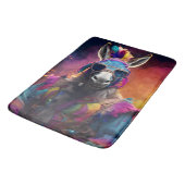 Tapis De Bain Lunettes bleues Funky Donkey (Angle)