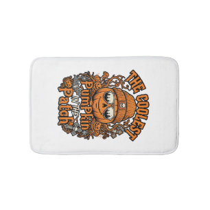 Tapis De Bain Lunettes de soleil Coolest Pumpkin Patch Halloween