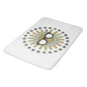 Tapis De Bain Lunettes Nerd ensoleillées + votre backgr. & idées (Angle)