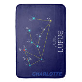 Tapis De Bain Lupus de constellation de l'hémisphère sud (devant Vertical)