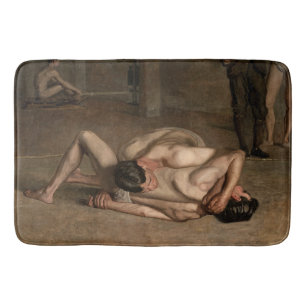 Tapis De Bain Lutteurs (par Thomas Eakins)