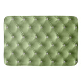 Tapis De Bain Luxe Glam Sage Green Faux Velvet (Devant)