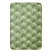 Tapis De Bain Luxe Glam Sage Green Faux Velvet (devant Vertical)