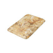 Tapis De Bain Luxueux Aquarelle Brown-Or (Angle)