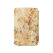 Tapis De Bain Luxueux Aquarelle Brown-Or (Devant (Vertical))