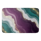 Tapis De Bain Luxury Gold Glitter Marble Pattern (Devant)