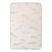 Tapis De Bain Luxury Modern Feathers Boho Collection (devant Vertical)