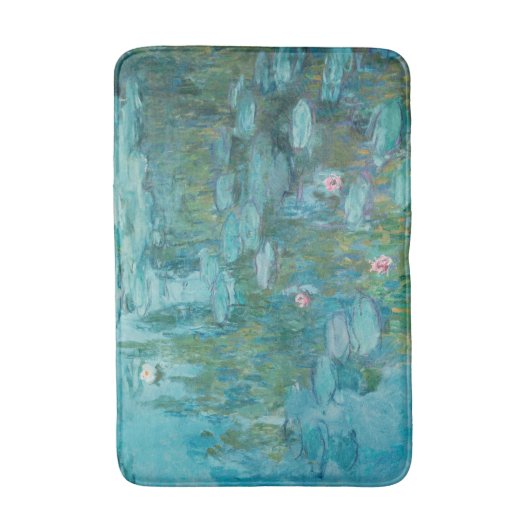 Tapis De Bain Lys à eau, Peinture à l'huile d'art, Claude Monet (Devant (Vertical))