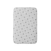 Tapis De Bain Maacah001 B&W Doodle abstrait (Devant (Vertical))