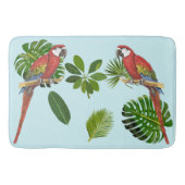 Tapis De Bain Mâchoire Et Foliage Tropical (Devant)