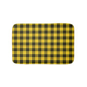 Tapis De Bain MacLeod Clan Tartan écossais jaune et noir (Devant)