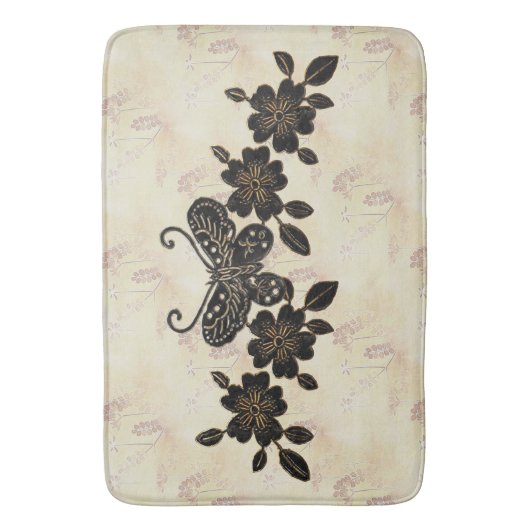 Tapis De Bain Madame Butterfly (devant Vertical)