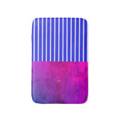 Tapis De Bain Magenta Blue moderne (Devant (Vertical))