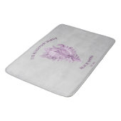 Tapis De Bain Magenta Conc Coque de bain Mat (Angle)