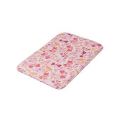 Tapis De Bain Magenta Love & Butterflies_02 Saint-Valentin Mat (Angle)